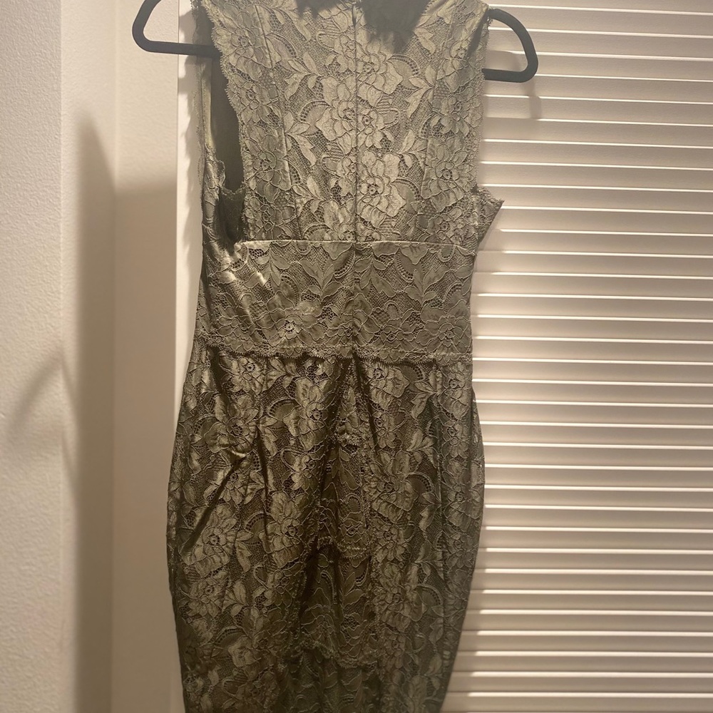 Lacy green dress
